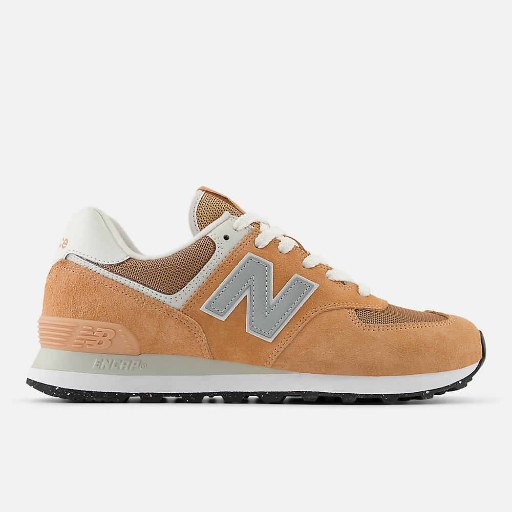 New Balance 574 Shoes Light Sparrow with Sparrow and Grey Matter